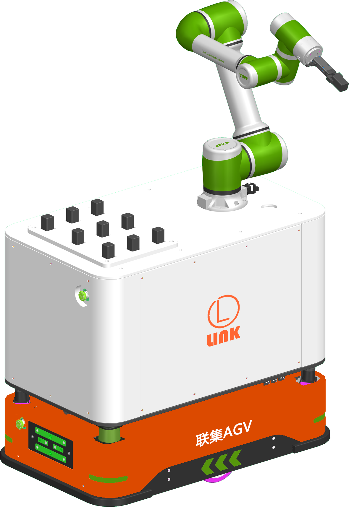 激光Slam导航复合型搬运机器人AGV小车20KG 图1