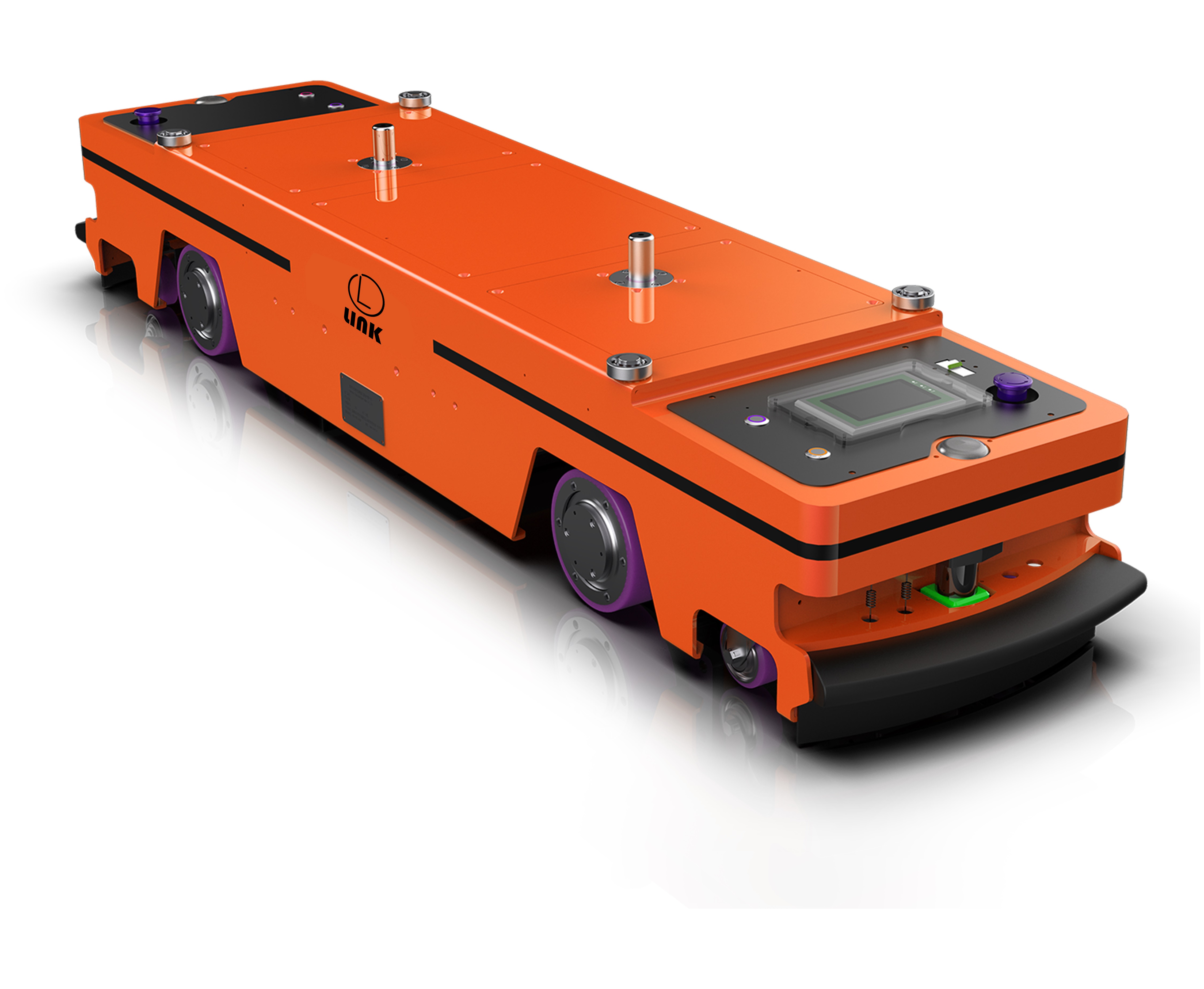 双向激光Slam导航潜伏牵引式AGV小车800KG 图1