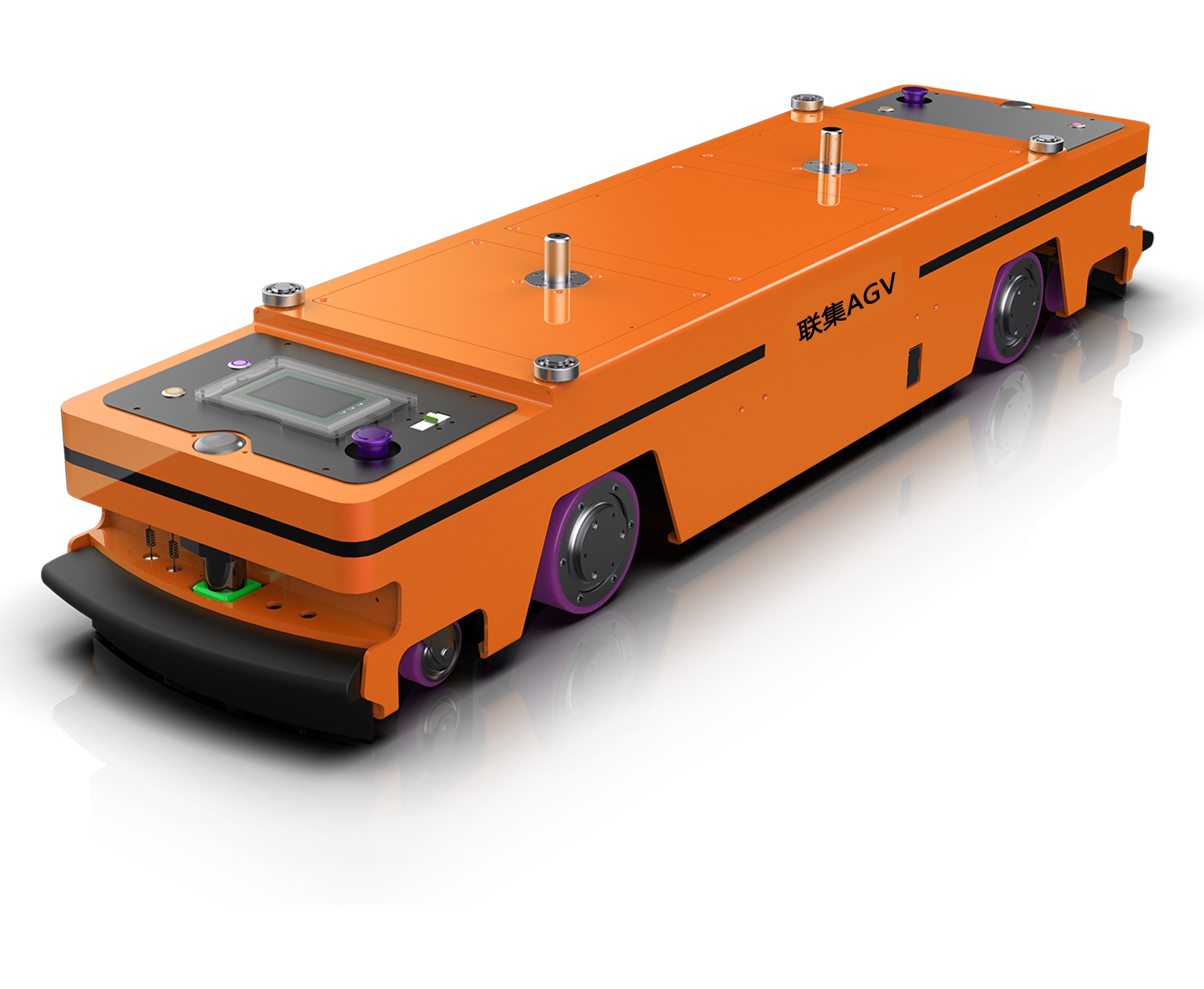 双向激光Slam导航潜伏牵引式AGV小车800KG 图2