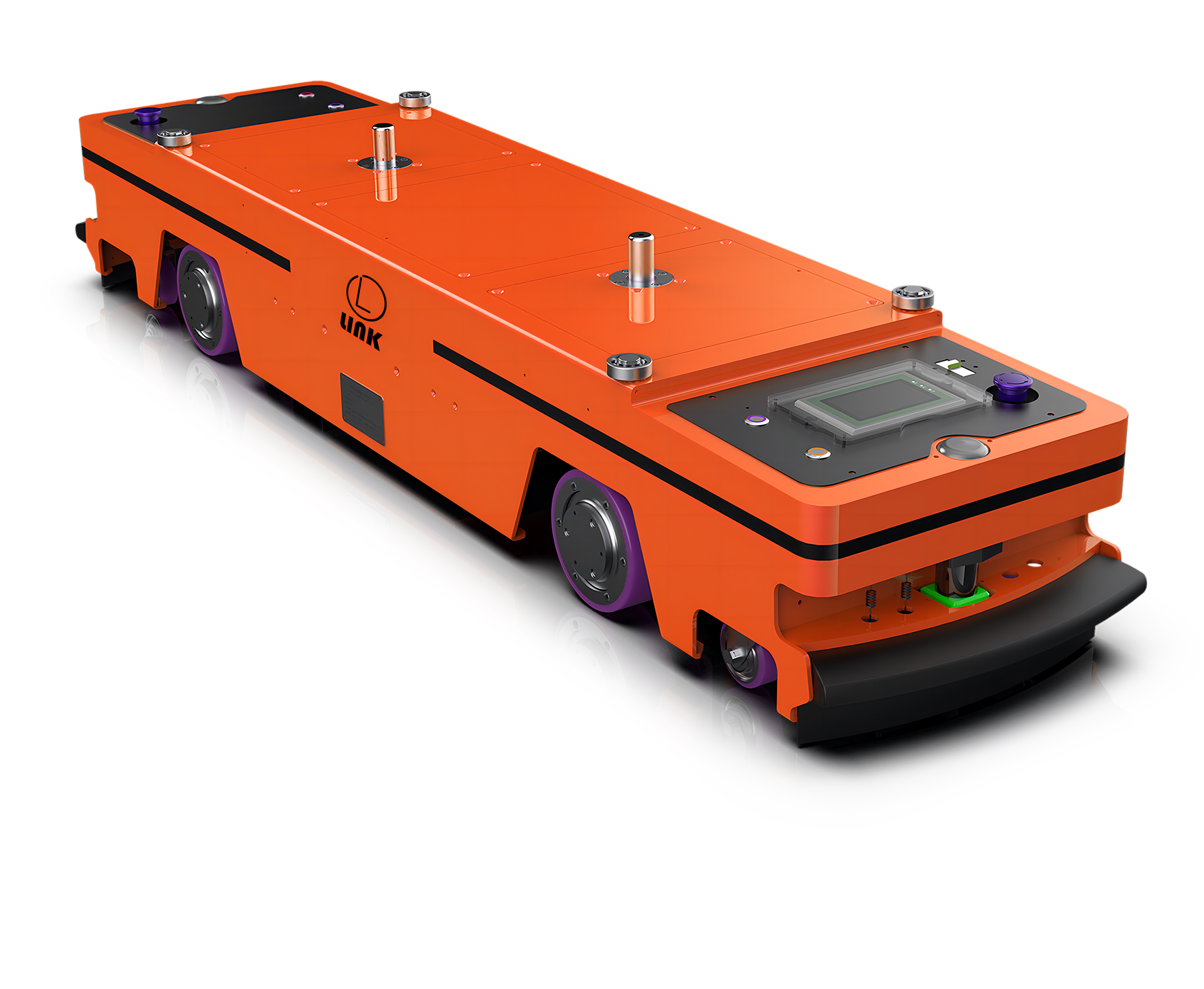 双向激光Slam导航潜伏牵引式AGV小车1000KG 图1