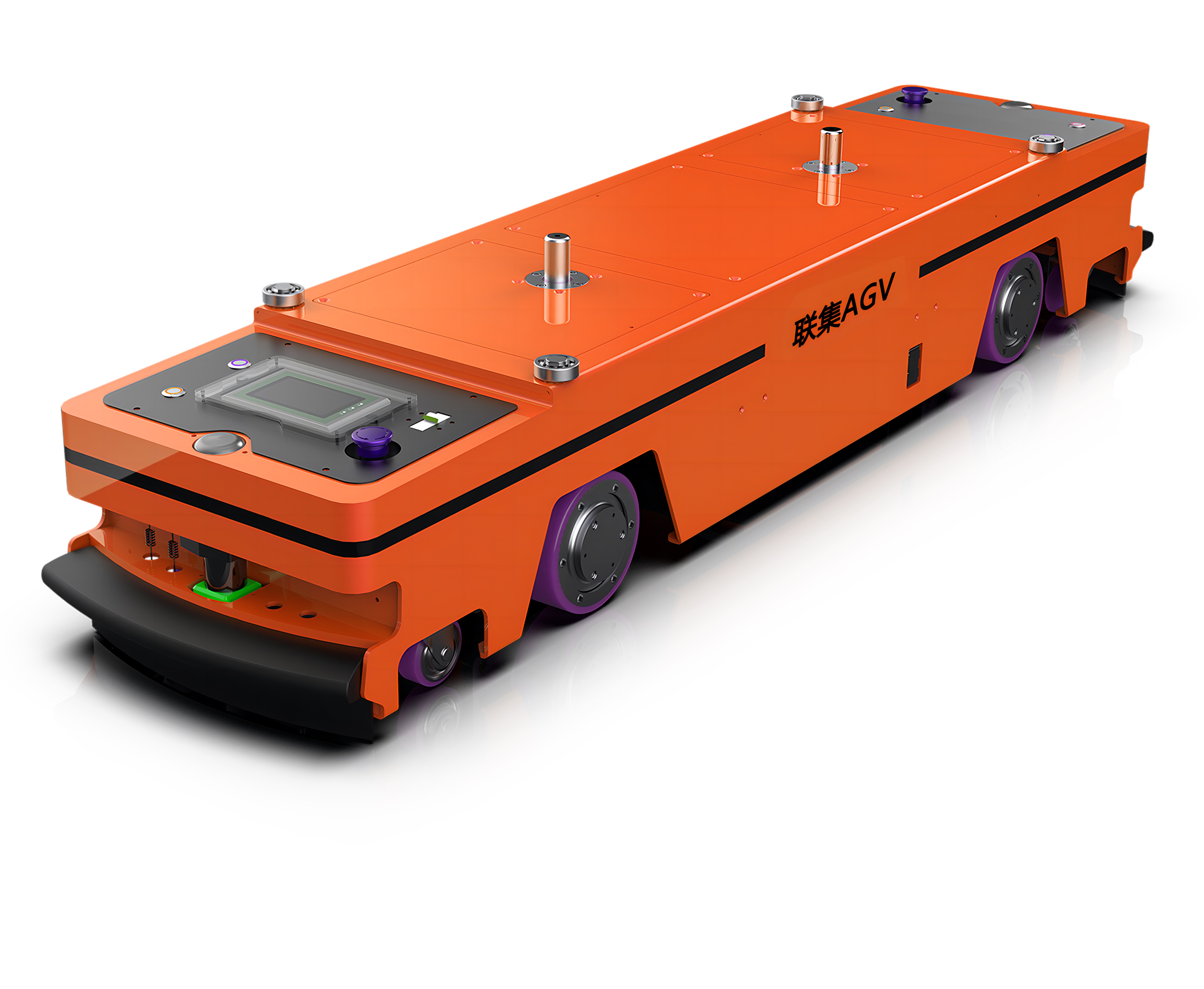 双向激光Slam导航潜伏牵引式AGV小车1000KG 图2