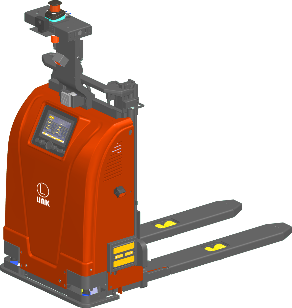 激光Slam导航紧凑型托盘堆垛车AGV 图1