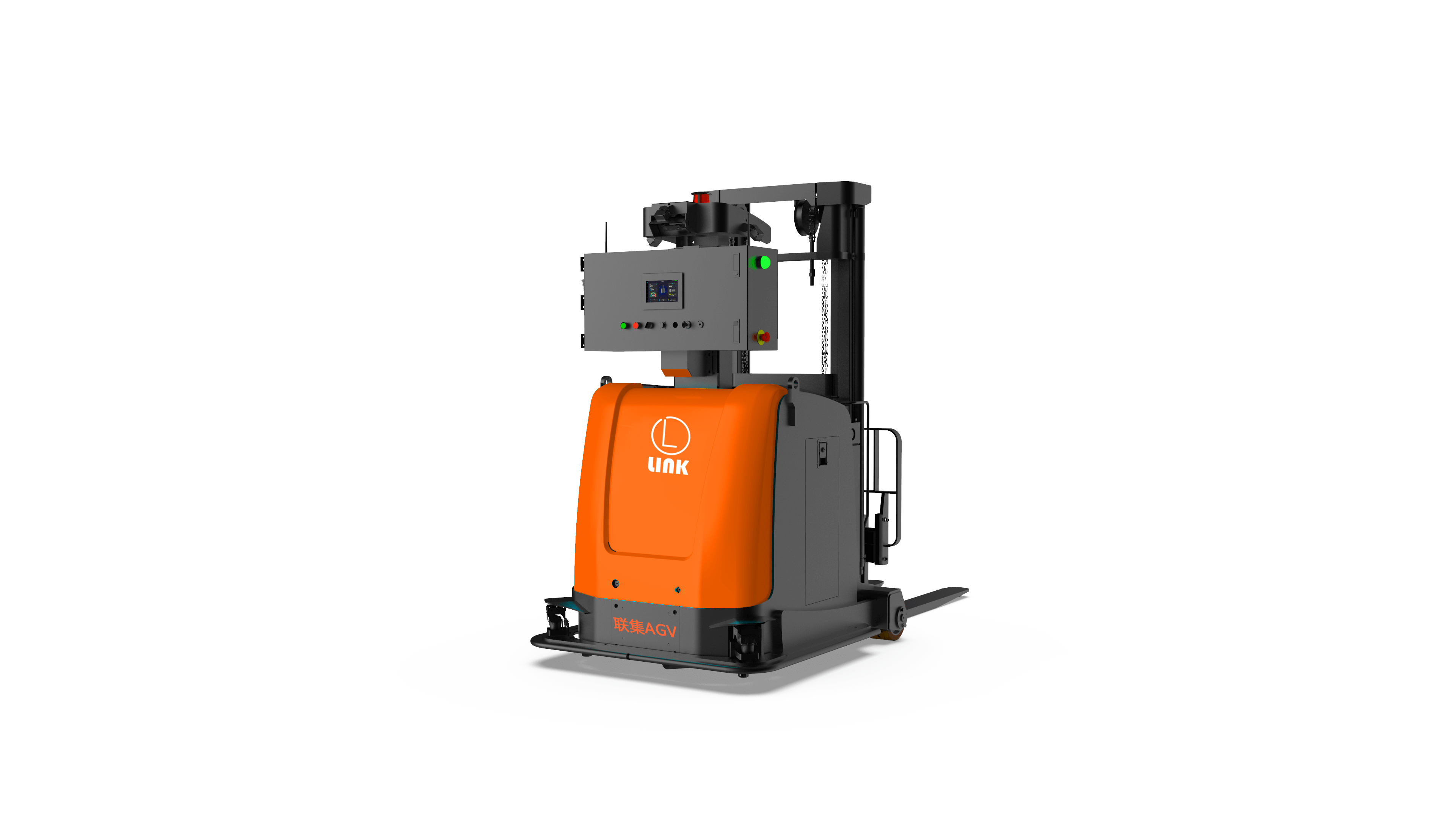 激光Slam导航重式无人叉车AGV1500KG 图1